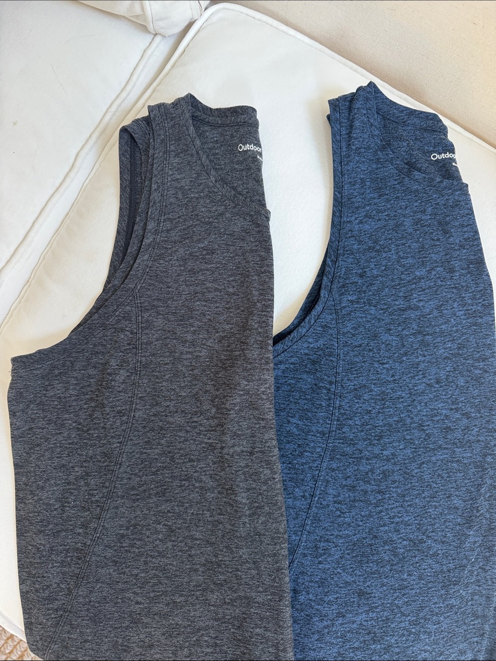Outdoor Voices Blue & Gray Cloud Knit Tank Bundle Size L - Picture 4 of 8